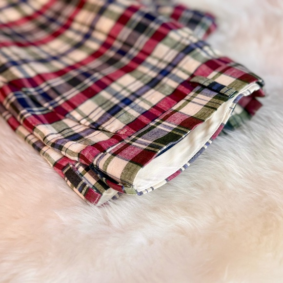 Brooks Brothers Baird McNutt Irish Linen Madras Pants - Picture 8 of 8